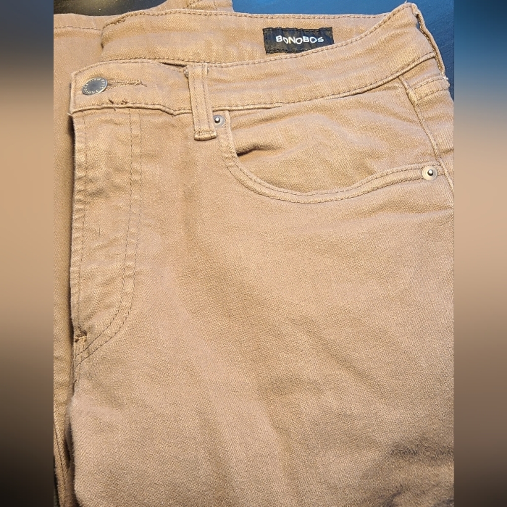 Bonobos 35/34 Men's Slim Extra Stretch Travel Jeans